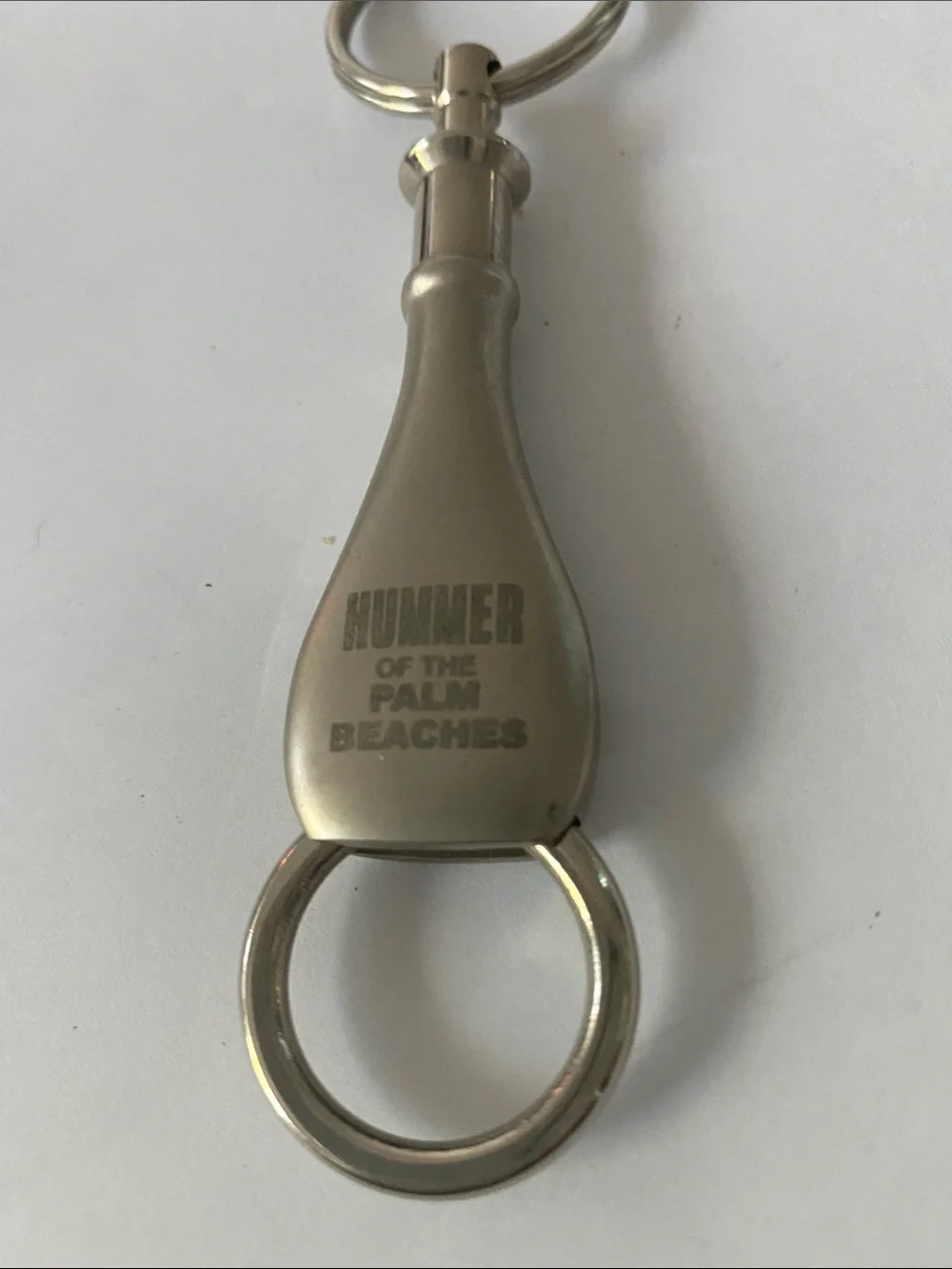 Silver Key chain hummer